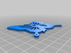 Awareness Butterfly 3D Printer Model