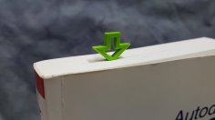 Arrow Bookmark 3D Printer Model