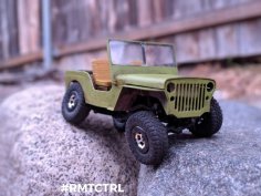 Jeep Willys 1:24th Scale 3D Printer Model