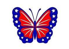 4th Of July Butterfly 3D Printer Model