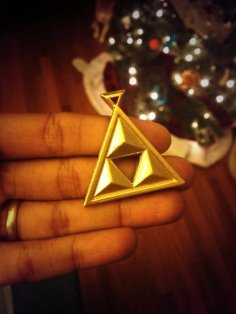 Fancy Triforce Pendant 3D Printer Model