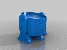 R2D2 Google Home Mini Upright 3D Printer Model