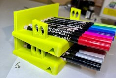 Stackable Marker Rack 3D Printer Model