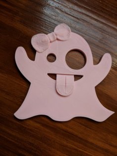 Girlie Ghost Emoji 3D Printer Model