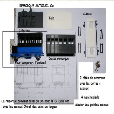 De Dion Trailor – Remorque For Railbus Autorail 3D Printer Model