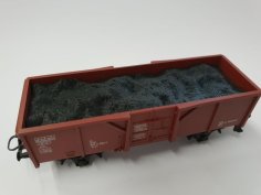 H0/HO Coal Cargo / Kohle Ladung 3D Printer Model