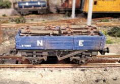 Low-sided Railway Wagon 3D Printer Model