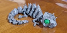 Jacksons Chameleon Moving Eyes 3D Printer Model