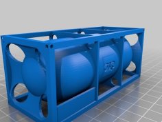 O Gauge 20ft Chemical Container 3D Printer Model