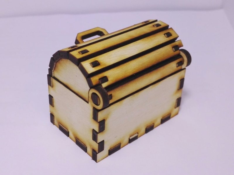 Laser Cut Small Treasure Chest