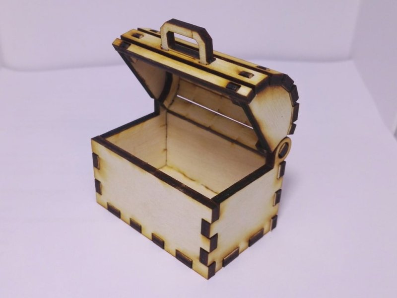 Laser Cut Small Treasure Chest