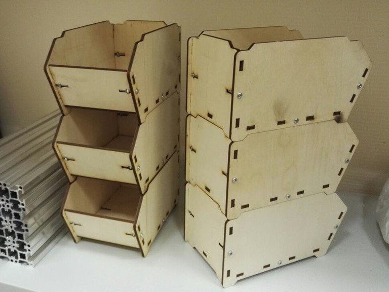 Laser Cut Plywood Linbin