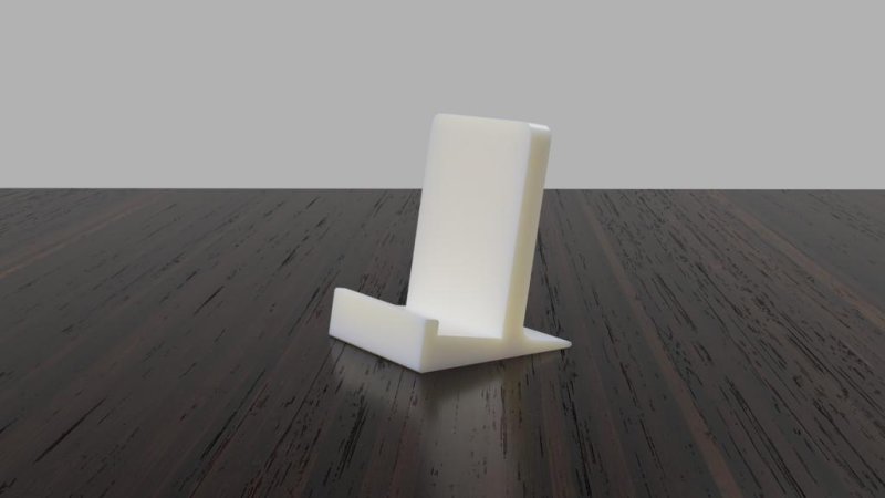 Phone Stand 3D Printer Model