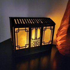 Miniature House Lantern Light 3D Printer Model