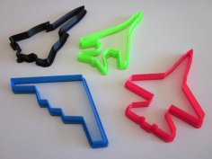 Jet Cookie Cutters 3D Printer Model