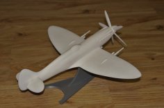 Spitfire Xiv Improved Files With Propeller And Stand 3D Printer Model