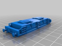 NER Inspection Car TT Scale 3D Printer Model