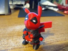 DeadPool Pikachu Multicolor Remix 3D Printer Model