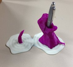 Low Poly Extinction Pen Holder 3D Printer Model