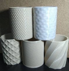 Cup Collection 80x64mm (updated) 3D Printer Model