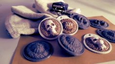 Memento Mori, Memento Vivere. Coin And Keychain 3D Printer Model