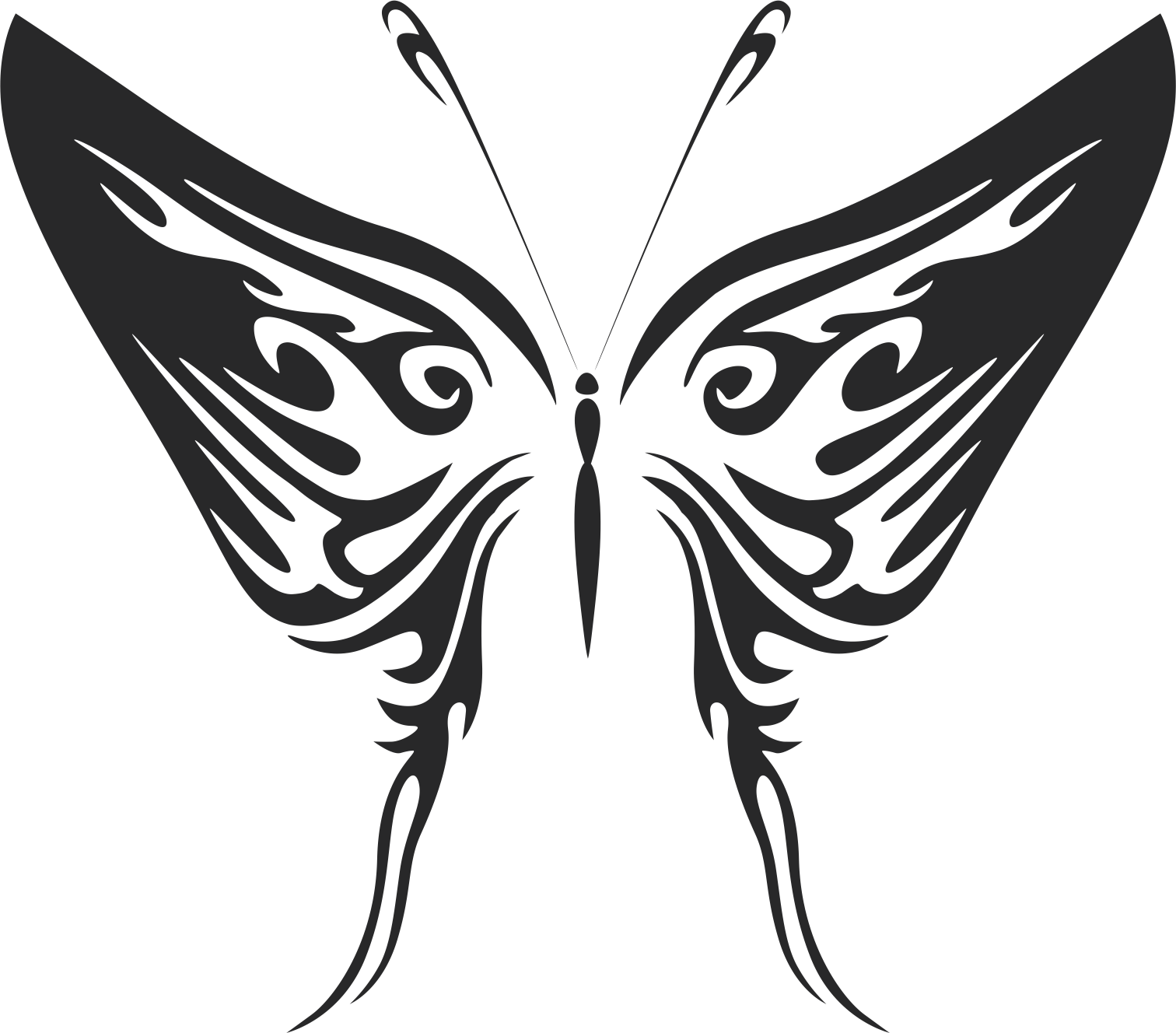 Free Free 206 Free Tribal Butterfly Svg SVG PNG EPS DXF File