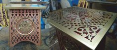 Decor Table CNC Router Laser Plasma Plans Free Vector