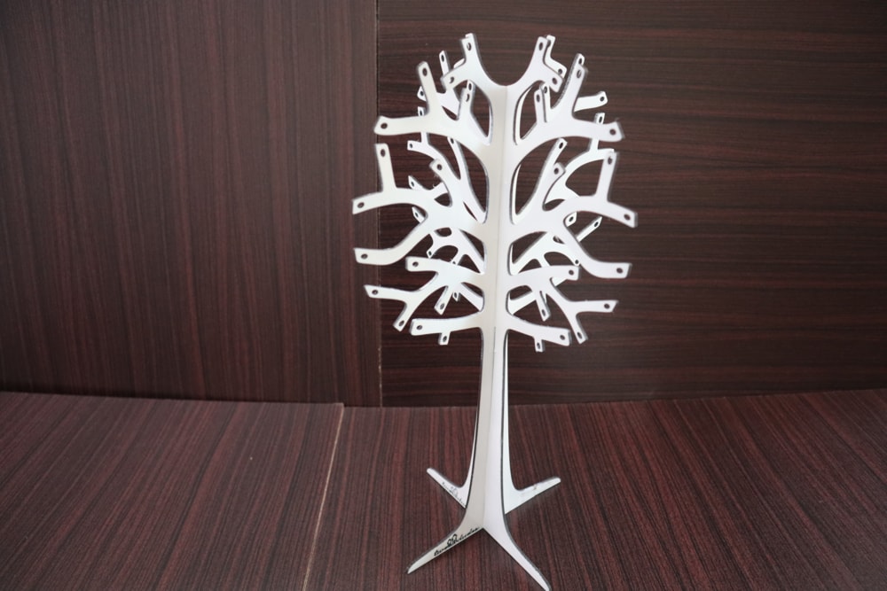 Laser Cut Jewelry Tree Stand 3mm DXF File