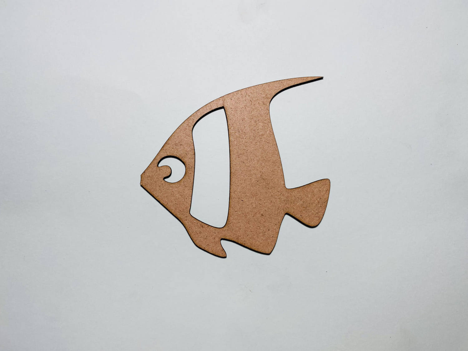 Laser Cut Wooden Fish Craft Shape Free Vector