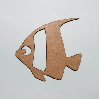 Laser Cut Wooden Fish Craft Shape Free Vector