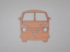 Laser Cut Wood Van Cutout Van Shape Unfinished Free Vector