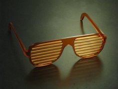 Laserowo wycinane okulary akrylowe DIY