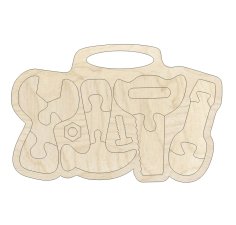Laser Cut Kids Toy Tool Set Puzzle Free Vector