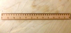 Laser Cut 12 Inch Ruler Template Free Vector