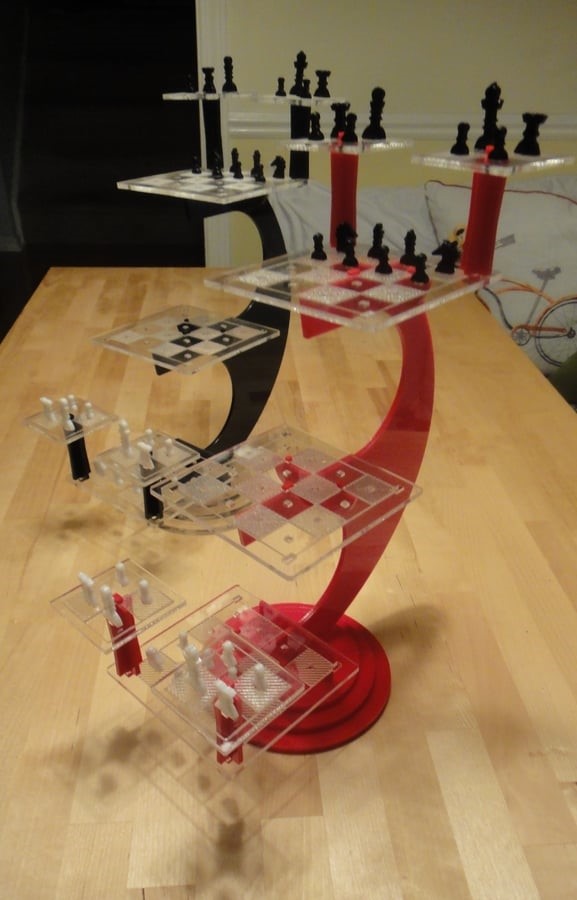 Star Trek 3D chess, 3D CAD Model Library