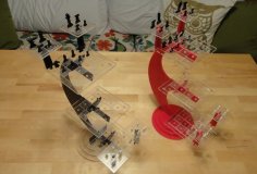 Laser Cut Star Trek Tri-Dimensional Chess Set 3mm DXF File