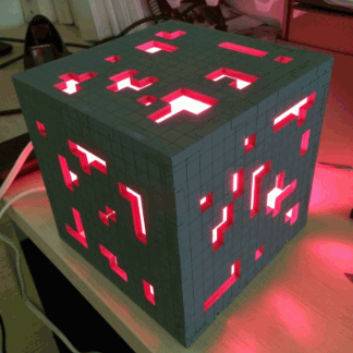 Laser Cut Minecraft Redstone Lamp DXF File