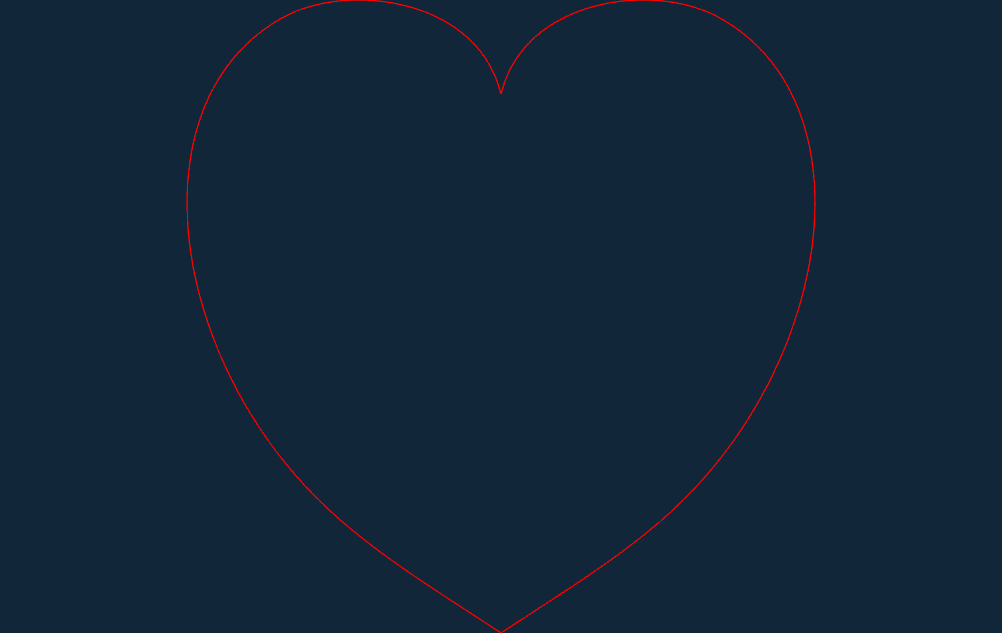 dxf-файл сердца