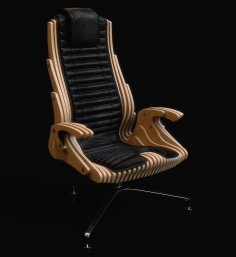 Parametric Office Chair DXF File