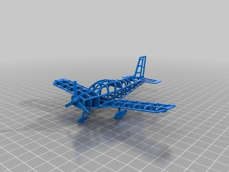 Laser Cut ZLIN Z 242 Aircraft