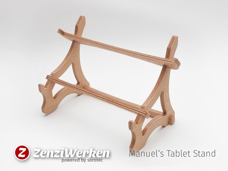 Laser Cut Manuel Laptop Stand CNC/Laser