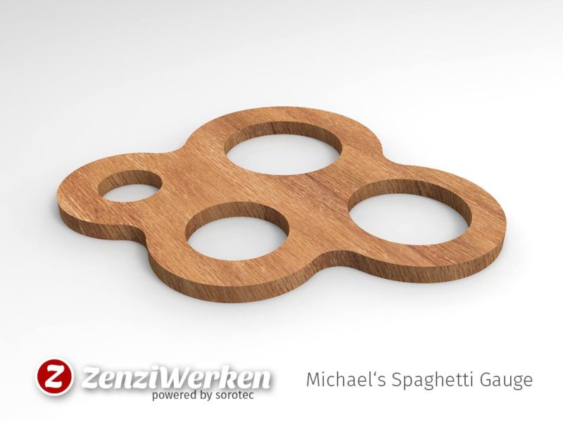 Laser Cut Michael’s Spaghetti Gauge CNC/Laser