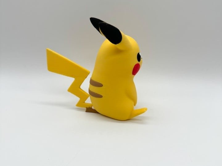 Pikachu Multicolor 3D Printer Model Download Free STL File - 3axis.co