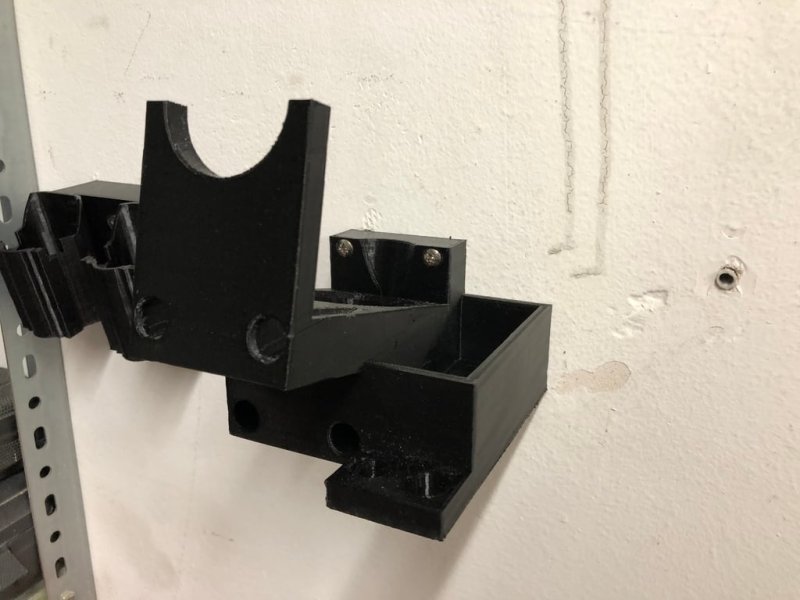 Enhanced Drill Mount Bosch 12V 3D Printer Model Download Free STL File