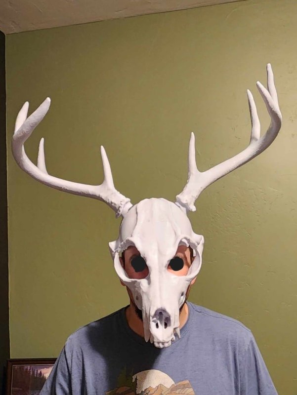 Wendigo Mask Wearable Halloween Costume 3D Printer Model Download Free ...