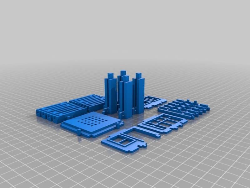 Printable Architectural Kit Free Sample 3D Printer Model Download Free ...