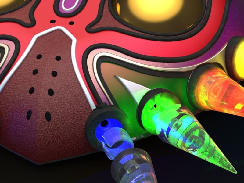 Majora’s Mask “HD-Mega” (5mm LEDs) 3D Printer Model Download Free STL ...