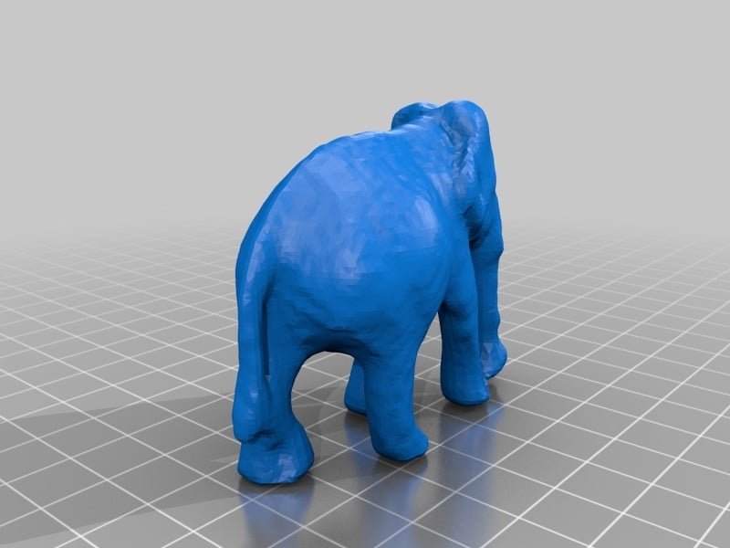 Elephant 3D Printer Model Download Free STL File - 3axis.co