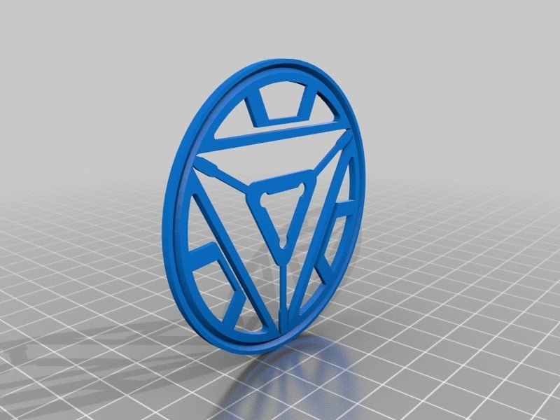 Iron Man Chest Piece 3D Printer Model Download Free STL File - 3axis.co