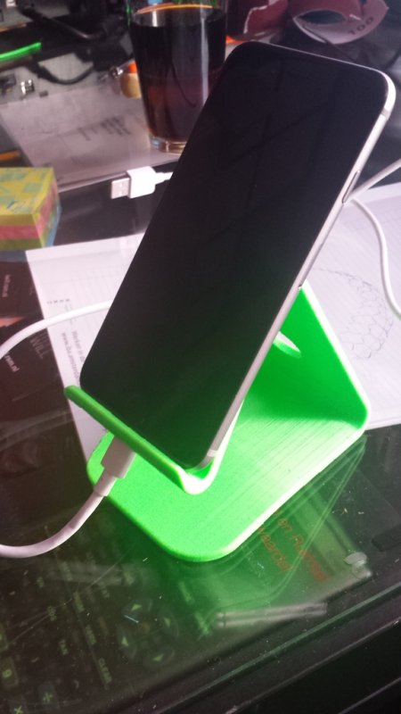 IPhone 6 Stand 3D Printer Model Download Free STL File - 3axis.co